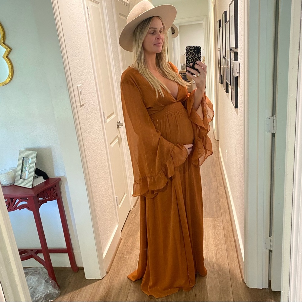 Orange Maxi Dress